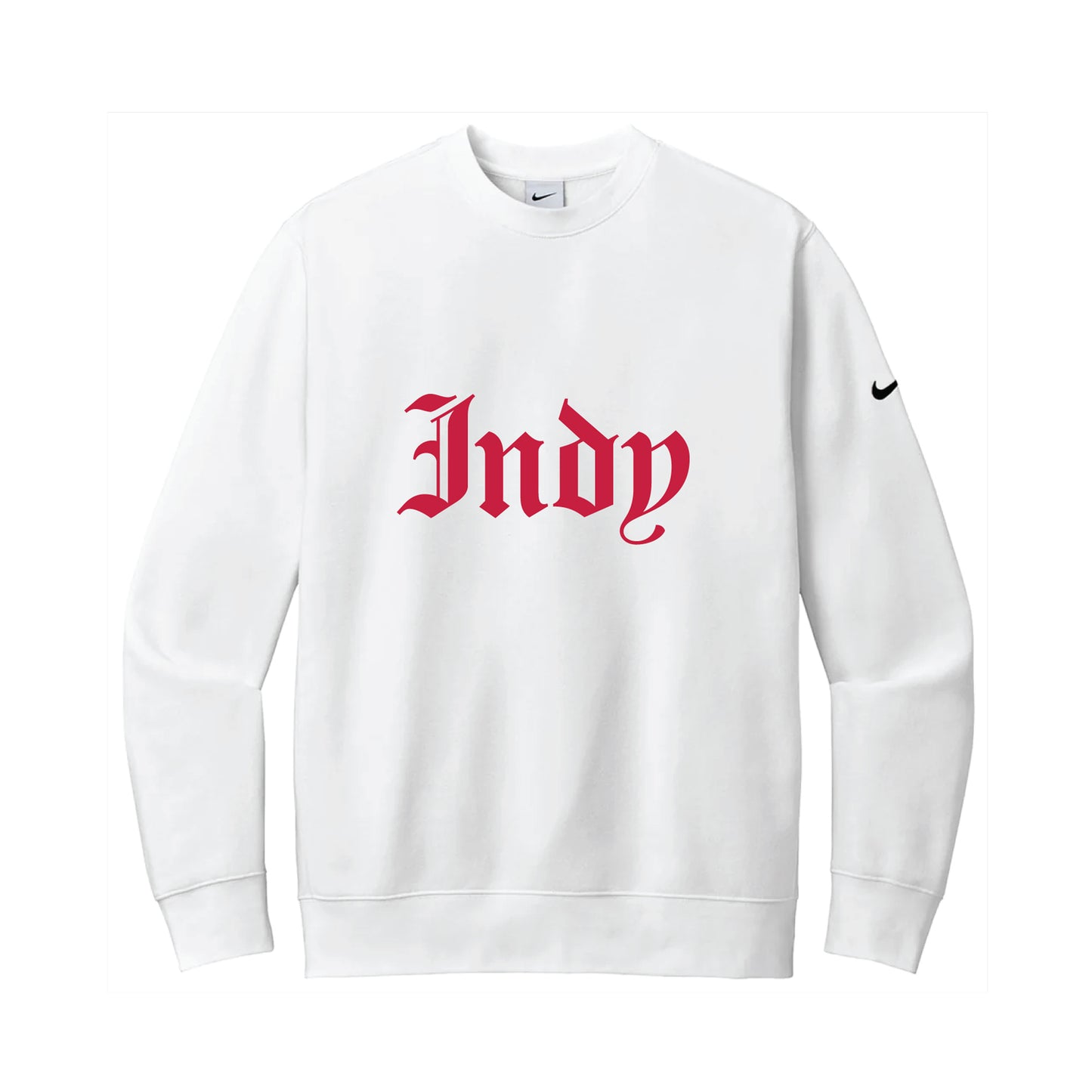 2025 Indy Lacrosse Nike Club Fleece Swoosh Crew