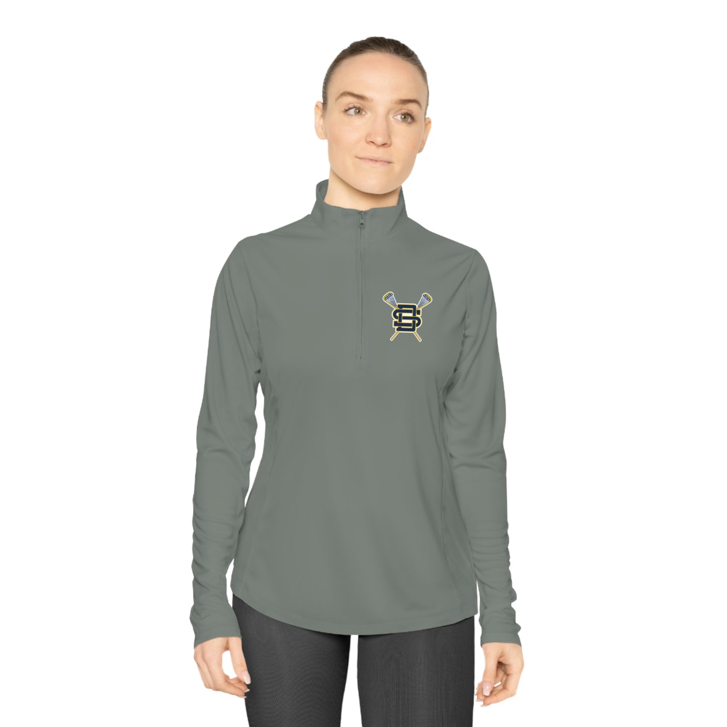 Adult Ladies Quarter-Zip Pullover