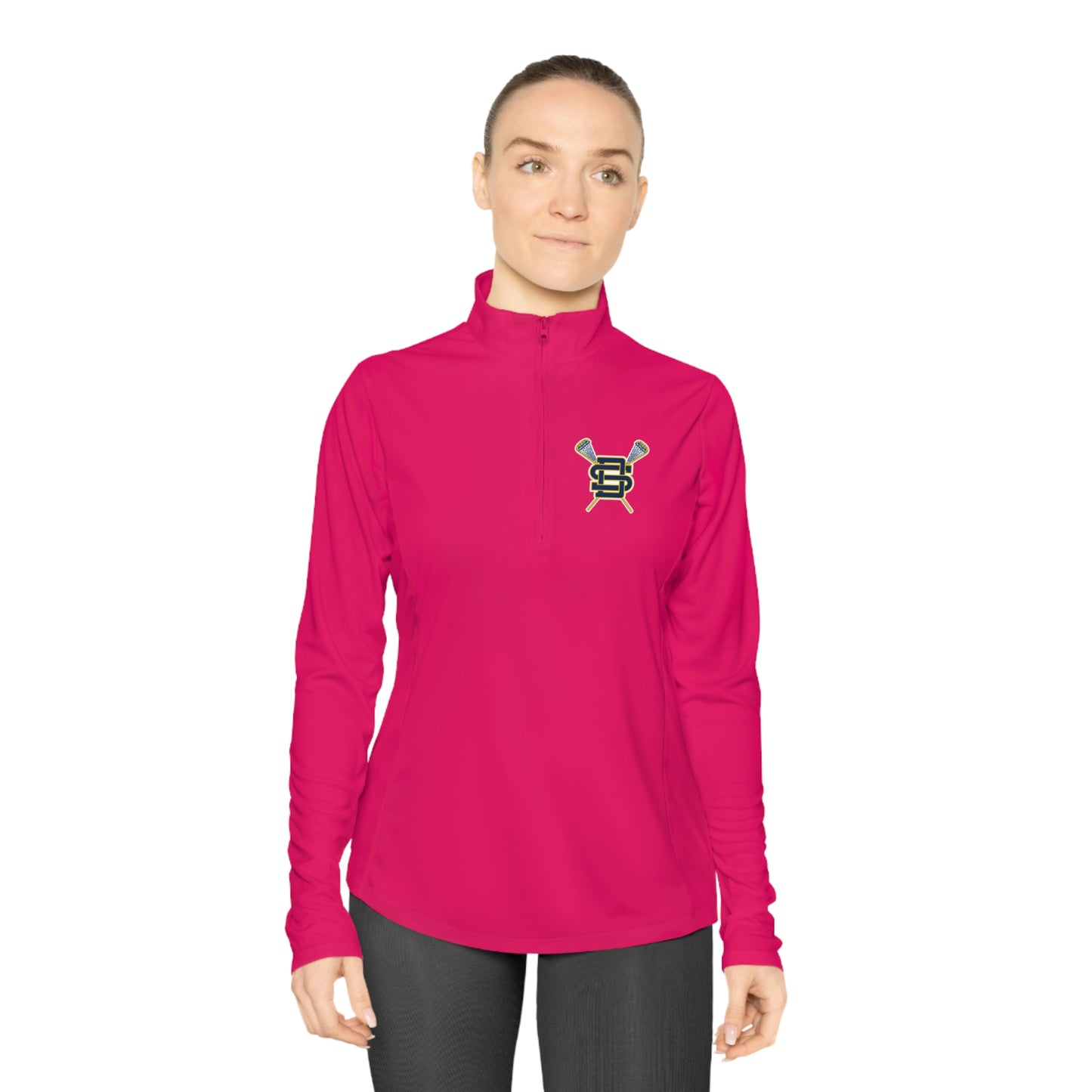 Adult Ladies Quarter-Zip Pullover