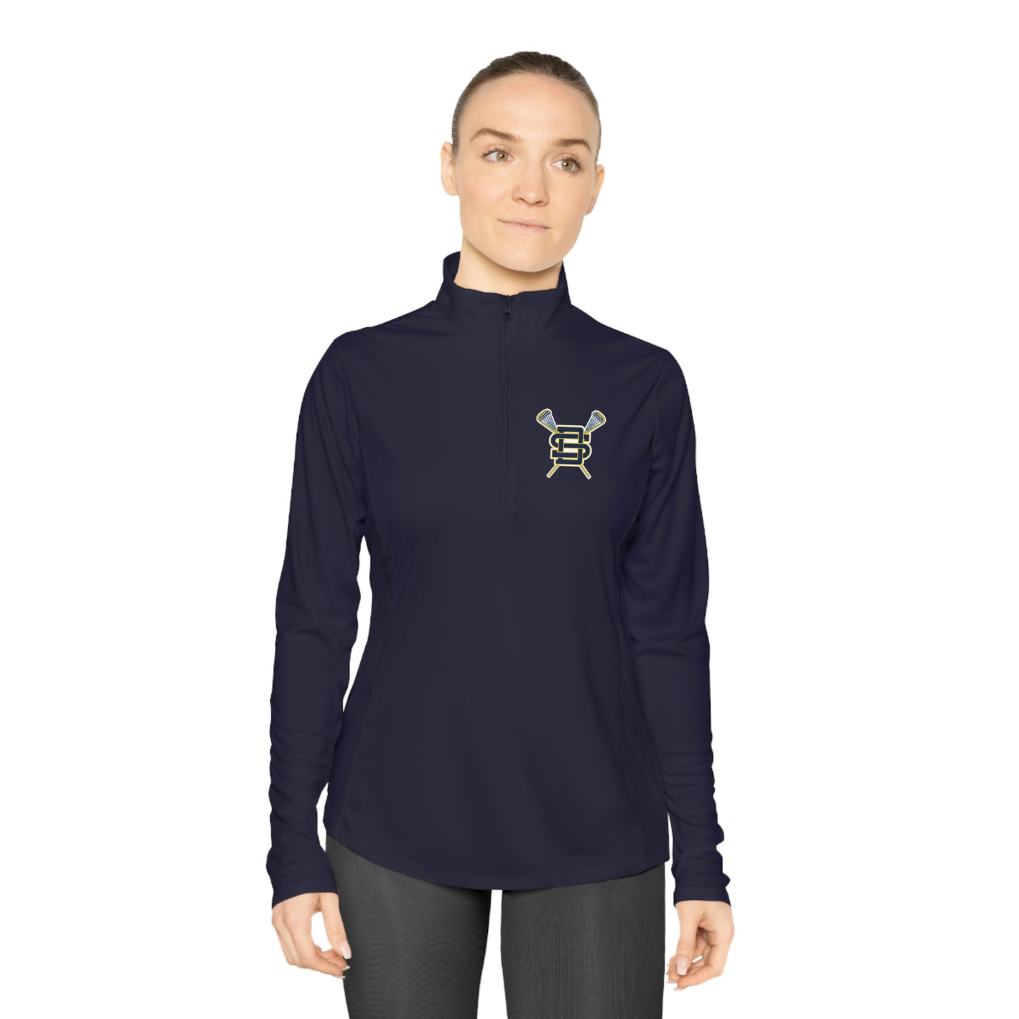 Adult Ladies Quarter-Zip Pullover